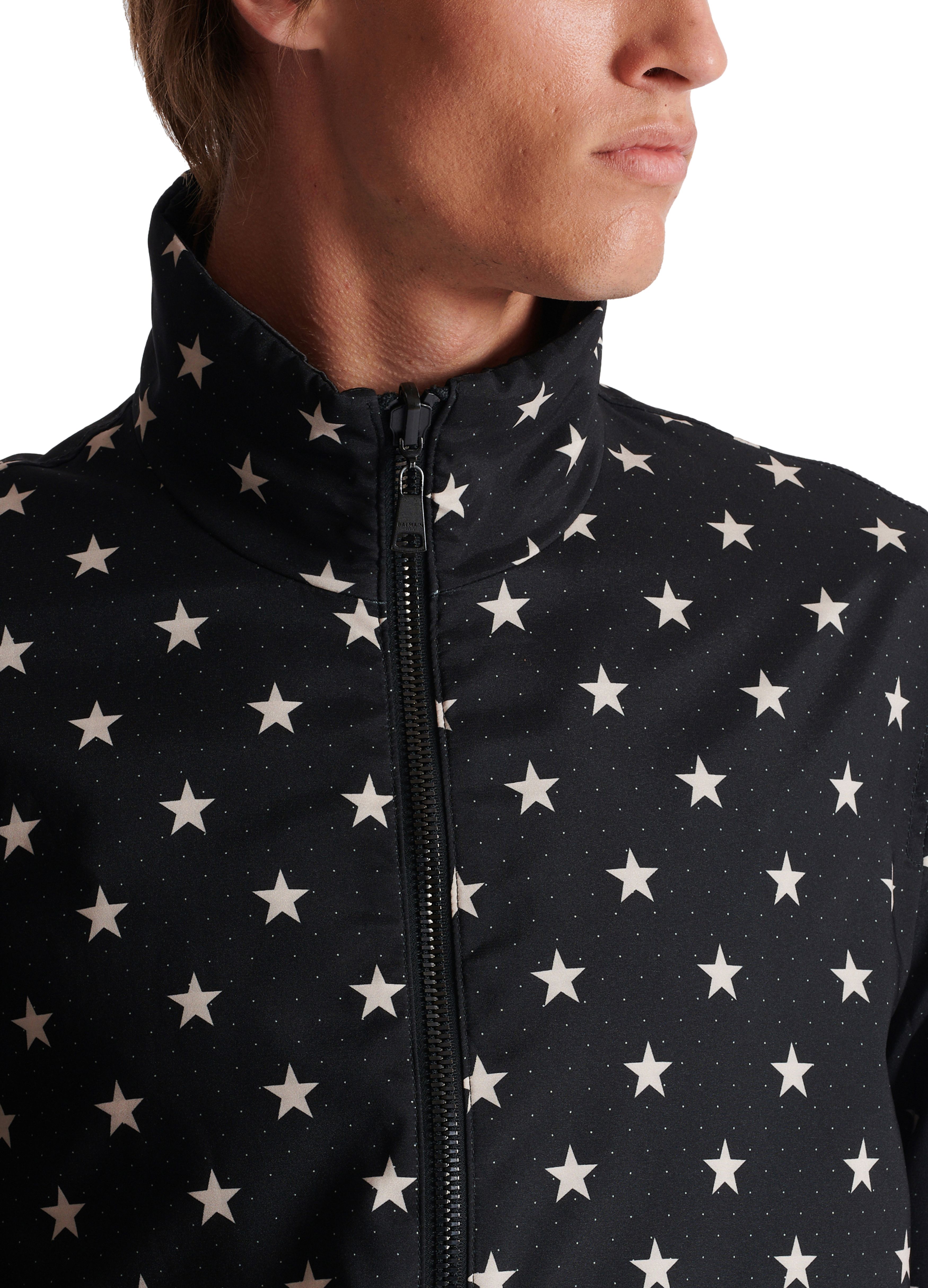 Balmain Reversible Stars Bomber Jacket