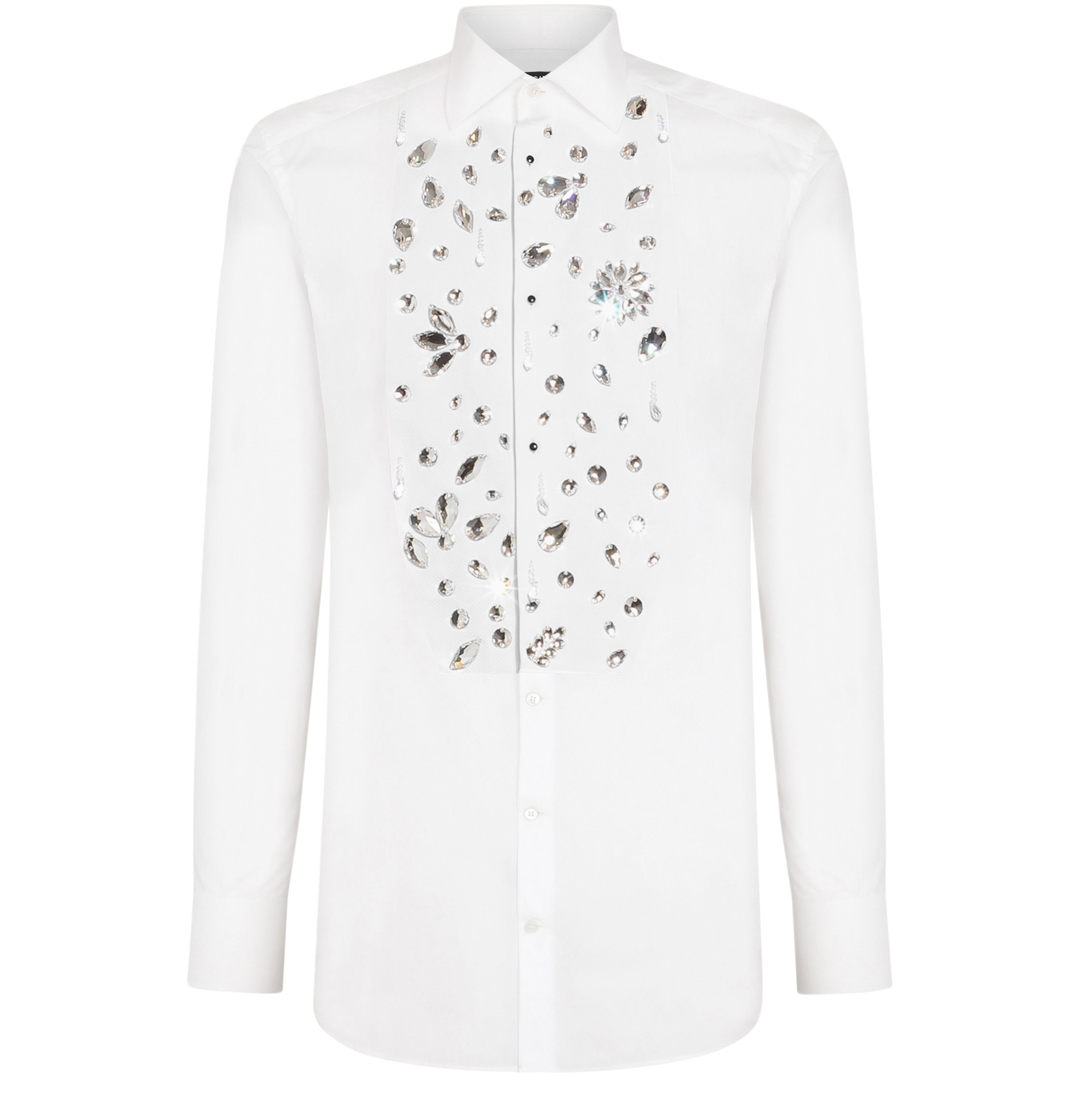 Dolce & Gabbana Gold-fit tuxedo shirt