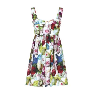 Dolce & Gabbana Short cotton corset dress