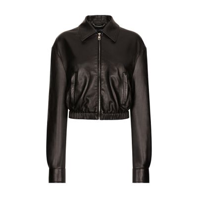 Dolce & Gabbana Lambskin bomber jacket