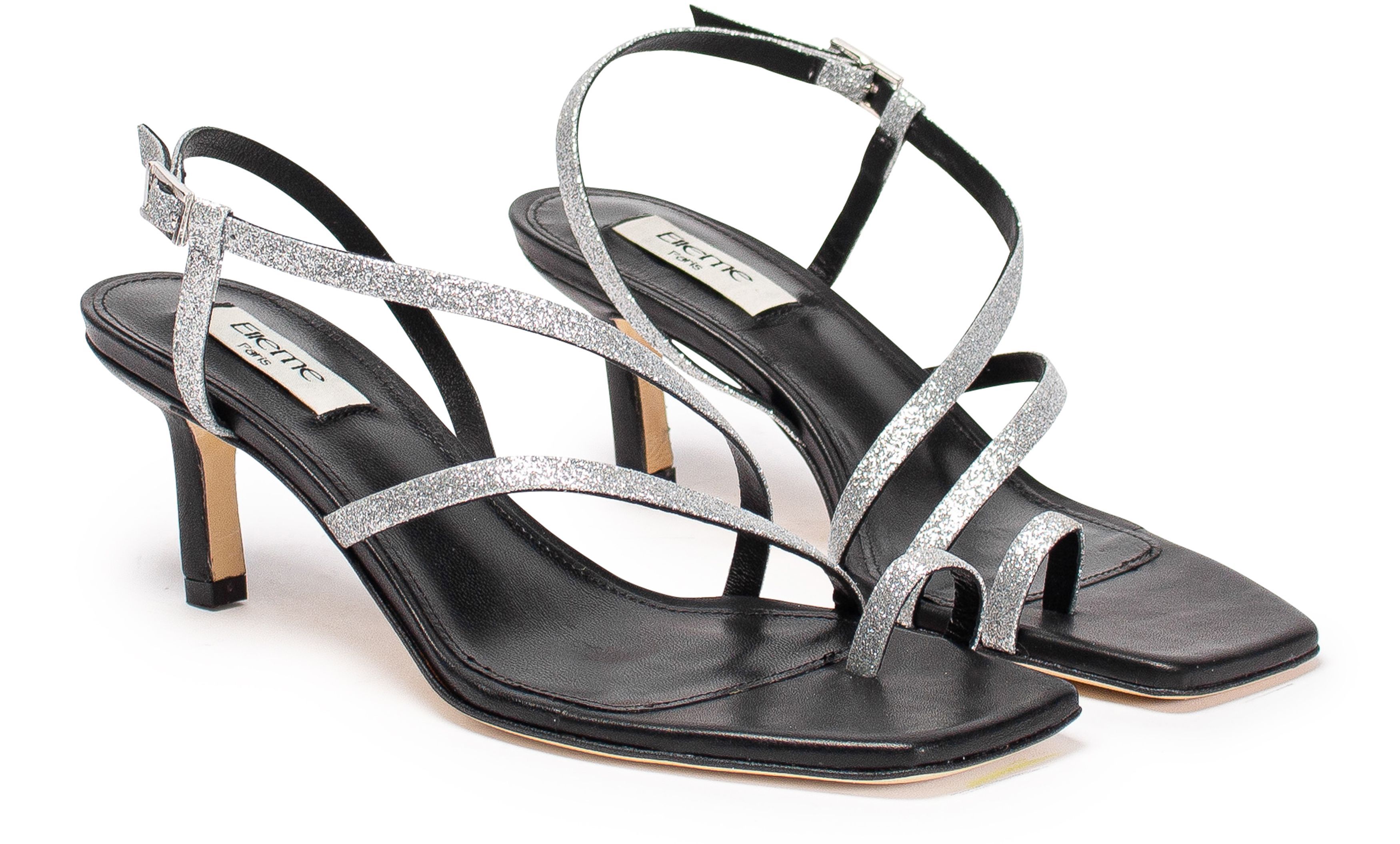 Elleme Twist Strap Glitter Sandal