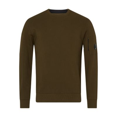 CP COMPANY Diagonal Raised Fleece Lens crew neck sweatshirt