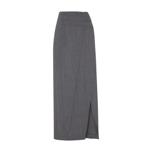 Róhe Double waisted overlap skirt