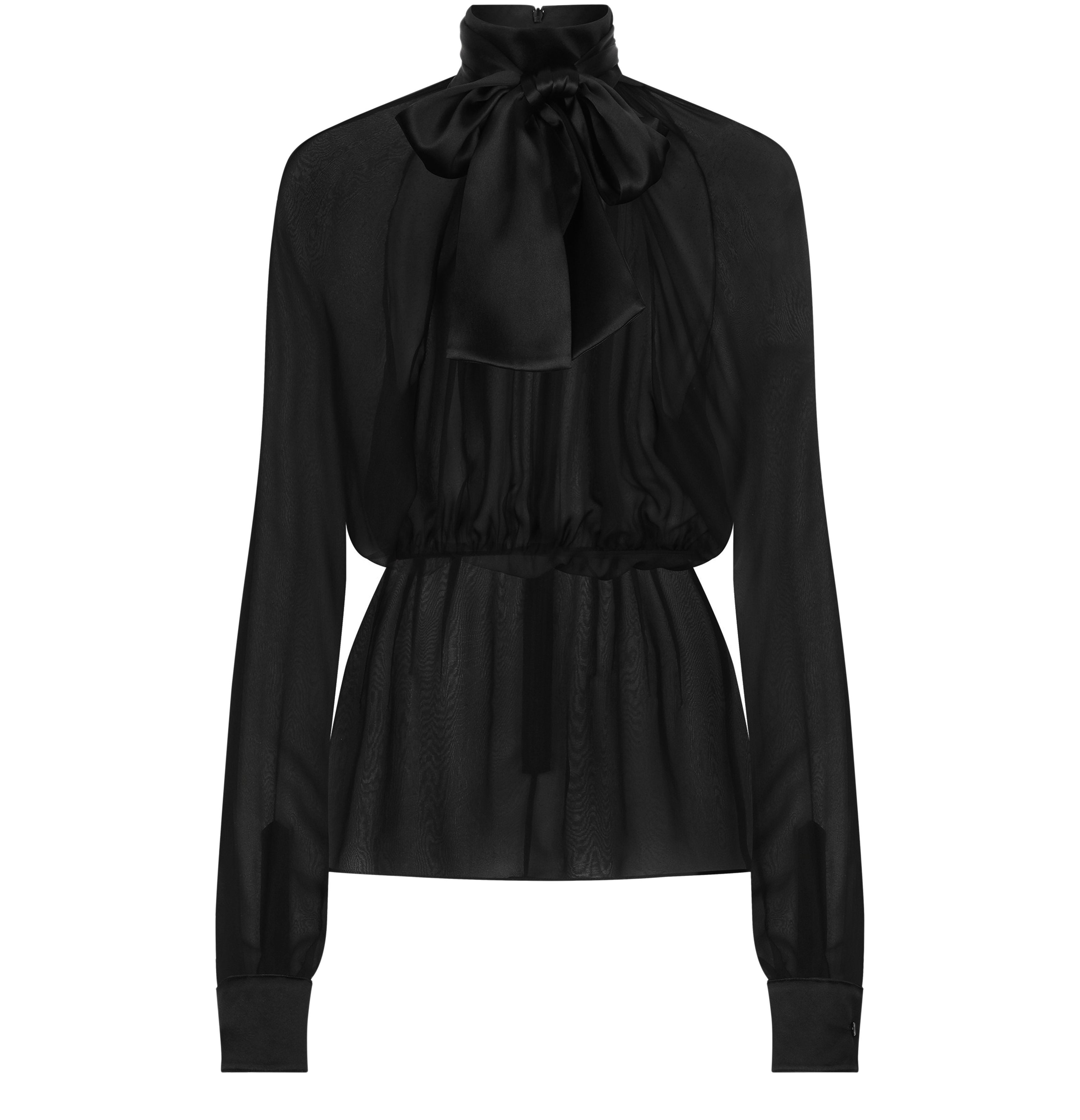 Dolce & Gabbana Chiffon pussy-bow blouse