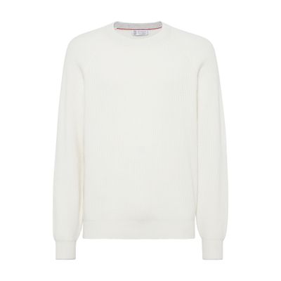 Brunello Cucinelli English Rib knit sweater