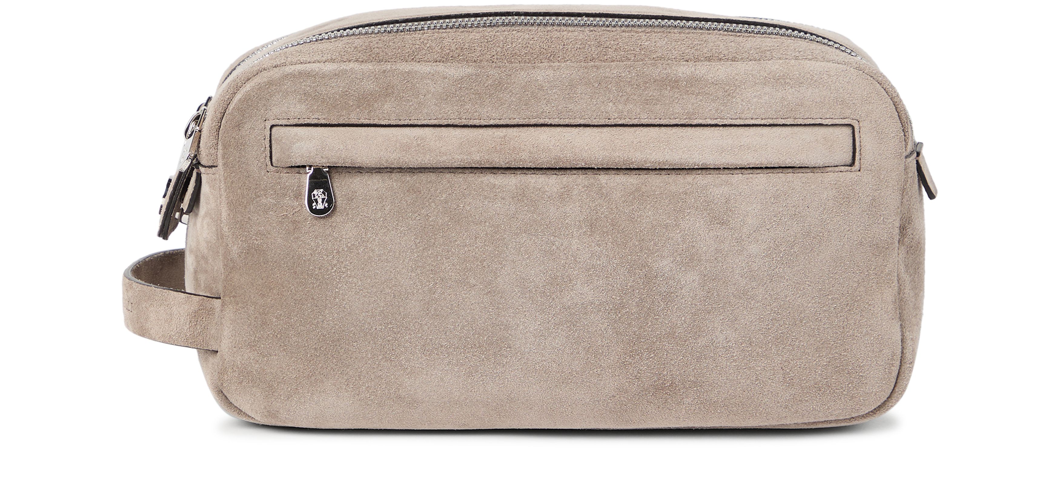 Brunello Cucinelli Beauty case with double zipper