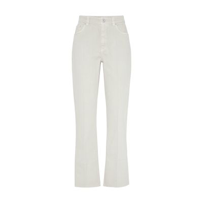 Brunello Cucinelli Piece-dyed denim pants