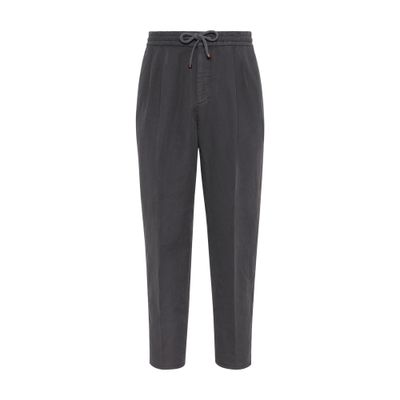 Brunello Cucinelli Leisure fit trousers with drawstring