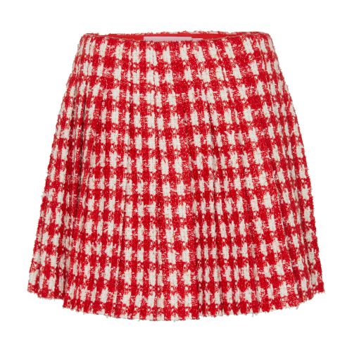  Pleated mini skirt