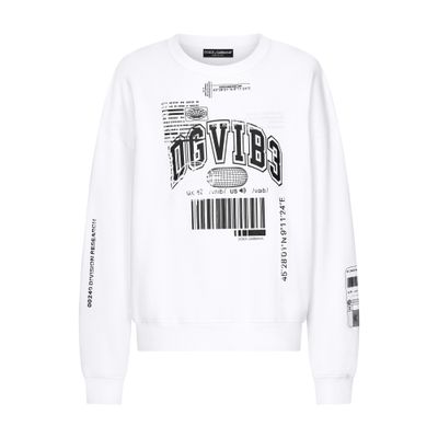 Dolce & Gabbana Jersey sweatshirt VIB3 print and logo