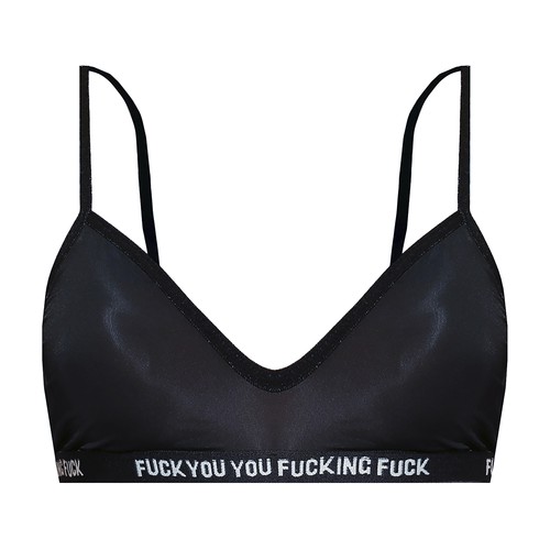 R13 Bra with lettering