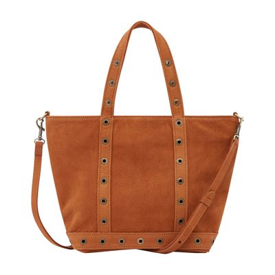  Small Nubuck and Eyelets Cabas tote