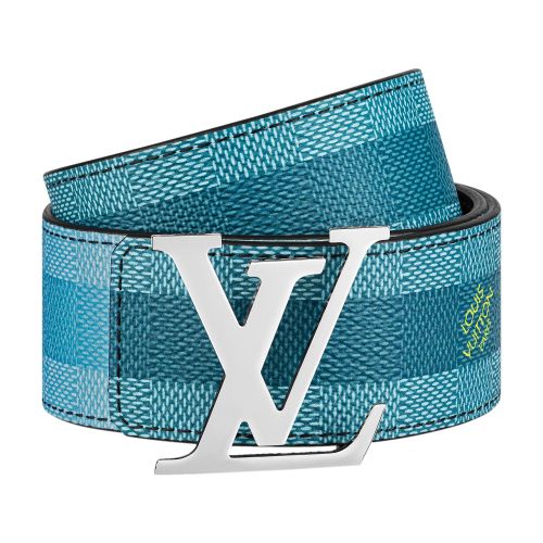  LV Initiales Damier Stripes 40MM Reversible Belt