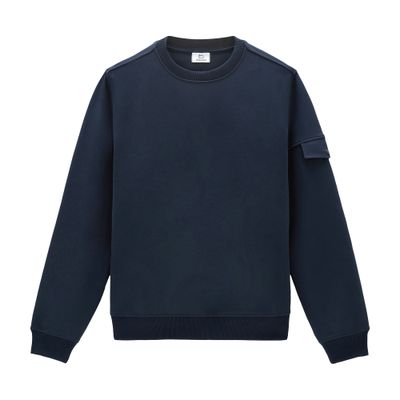 Woolrich Stretch Cotton Blend Crewneck Sweatshirt