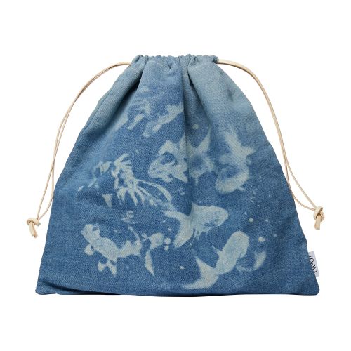 Loewe Fish drawstring pouch