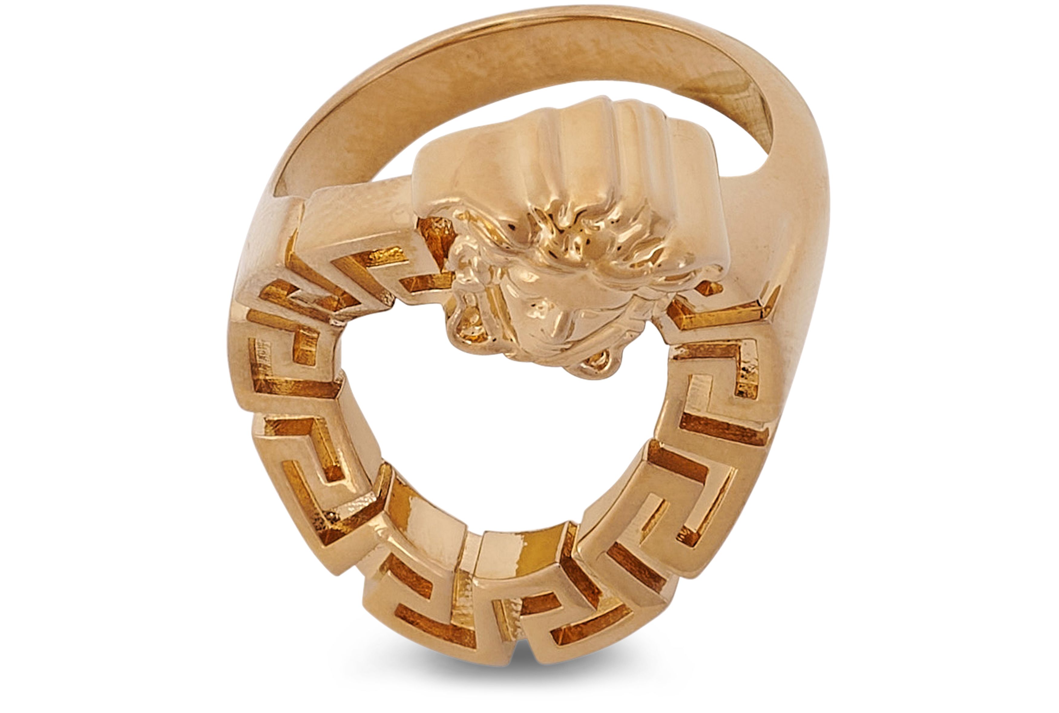 Versace La Medusa Greca Ring