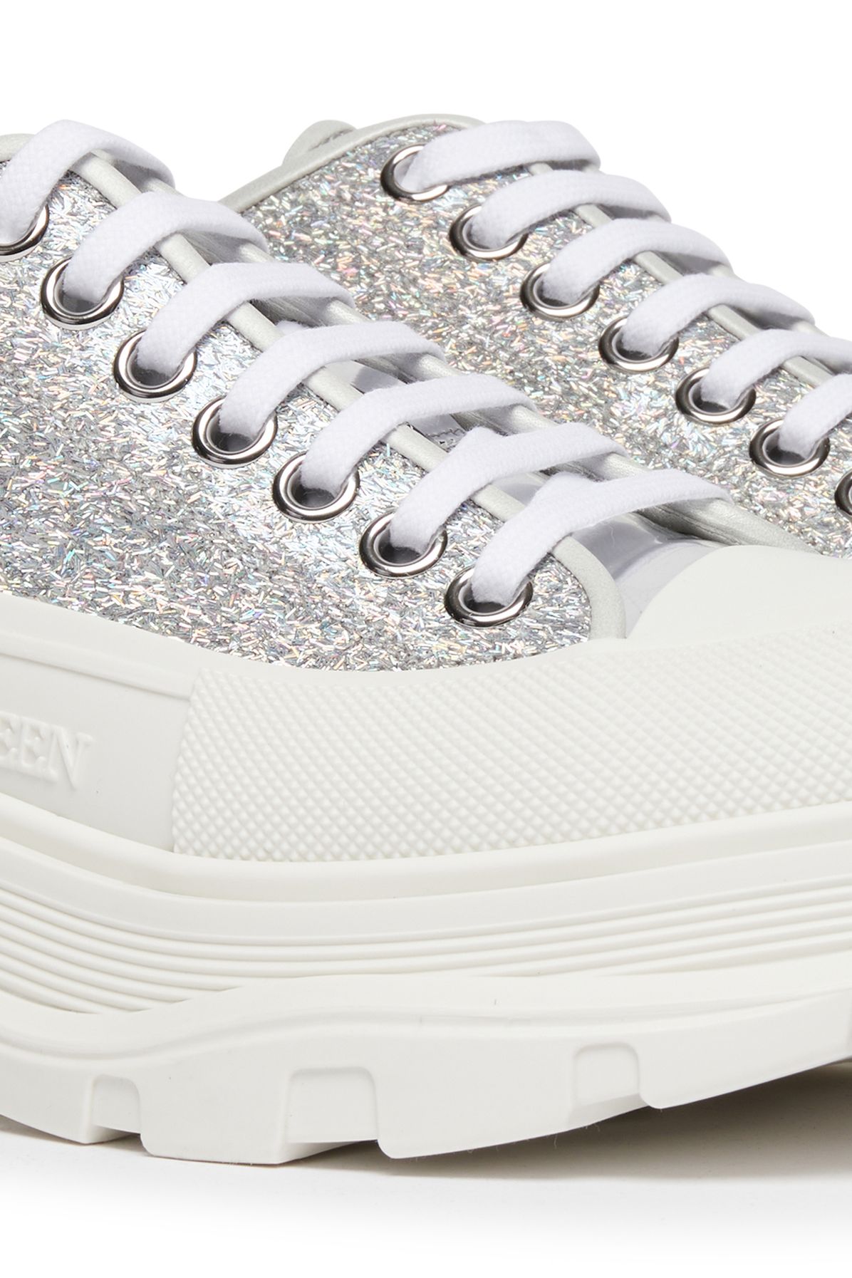 Alexander McQueen Tread Slick sneakers with glitter detail