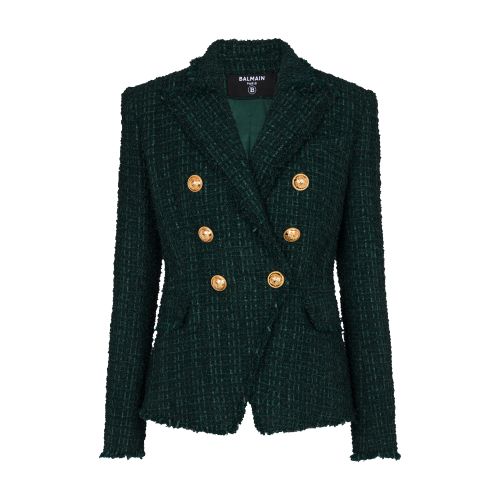 Balmain 6 buttons tweed jacket