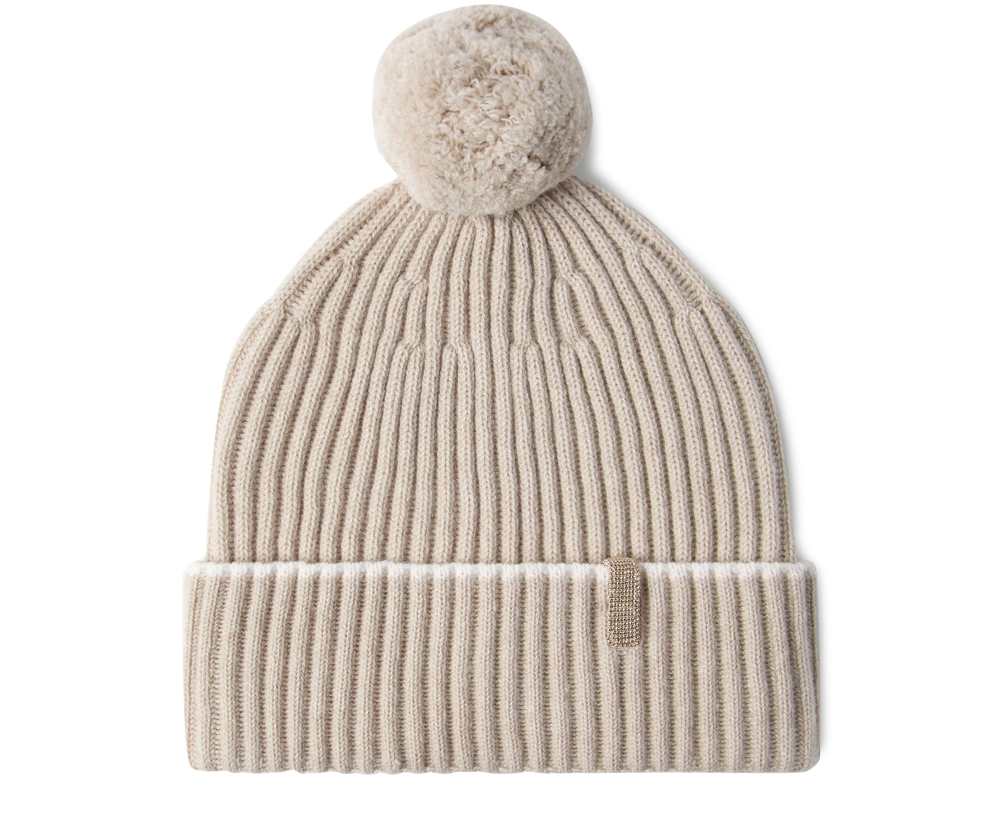 Brunello Cucinelli Cashmere rib knit beanie