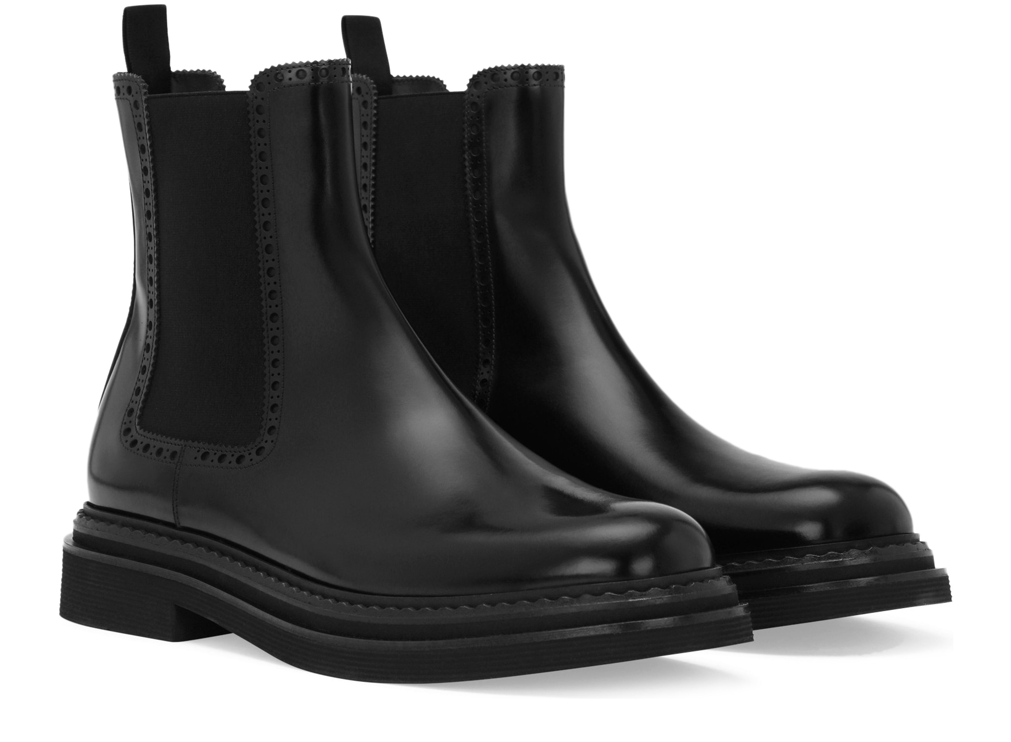 Dolce & Gabbana Brushed calfskin ankle boots