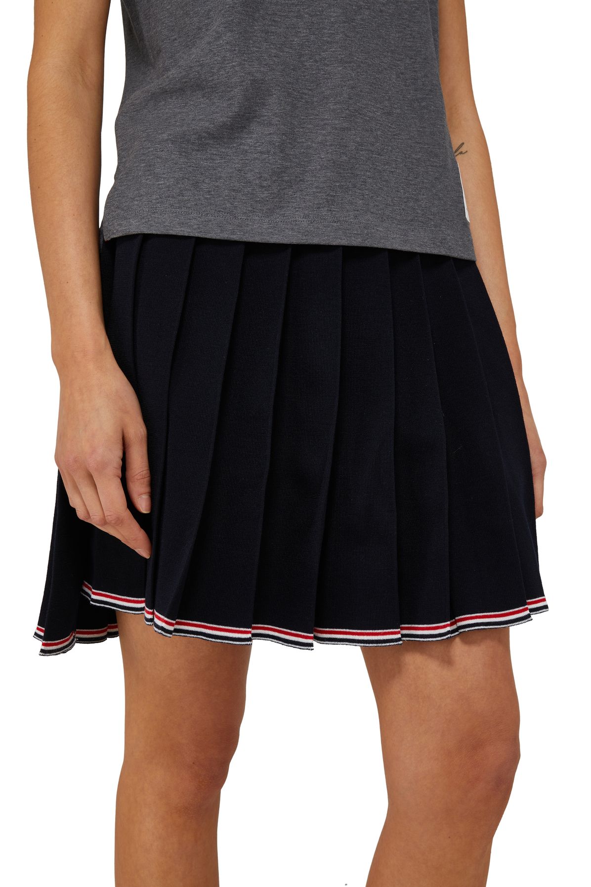 Thom Browne Pleated mini skirt