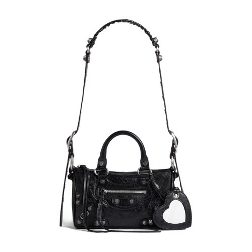 Balenciaga Le Cagole Mini Duffle Bag in Arena lambskin