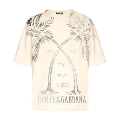 Dolce & Gabbana Short-sleeved cotton T-shirt