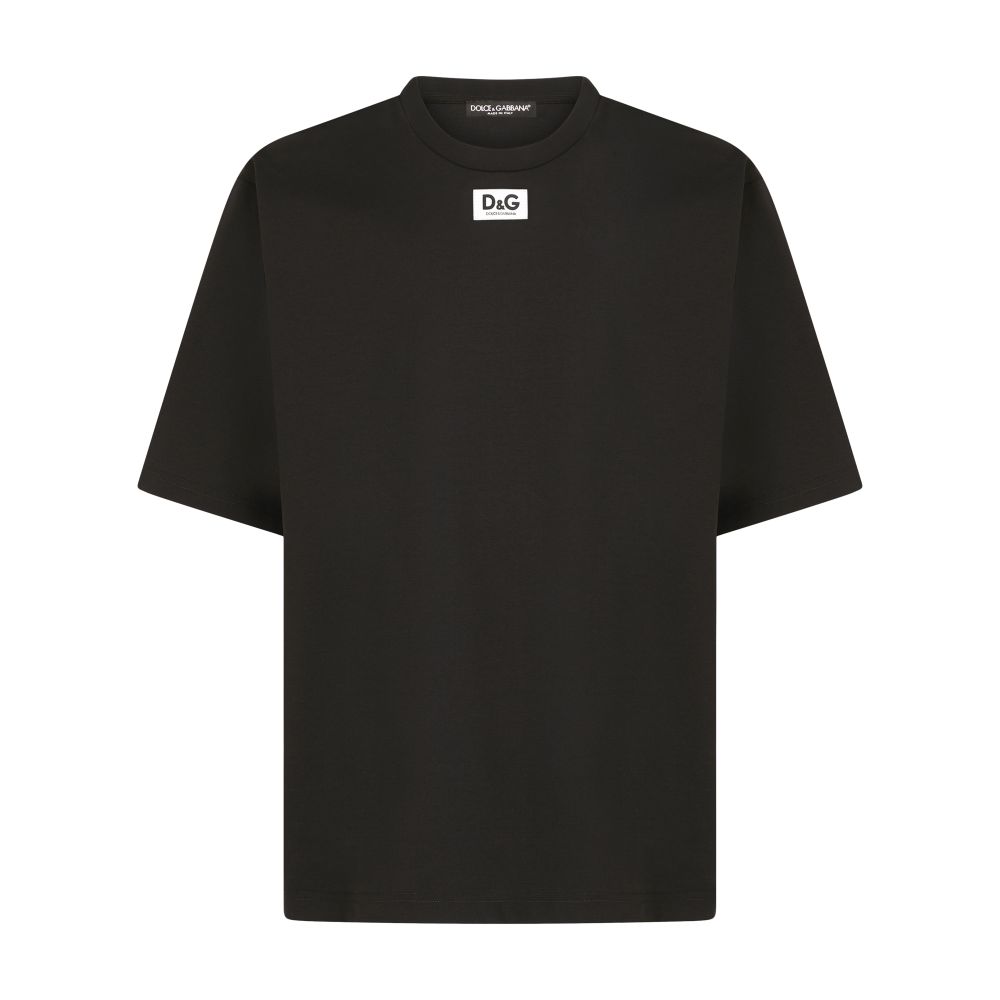 Dolce & Gabbana Cotton T-shirt with D & G patch