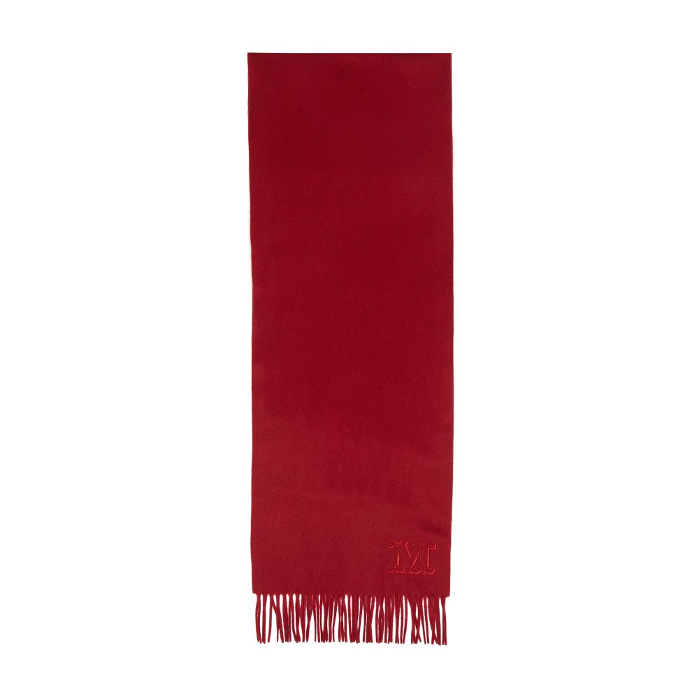 Max Mara Wsdalia logo cashmere scarf