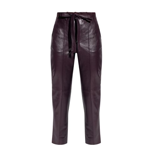  ‘Pippin' leather trousers