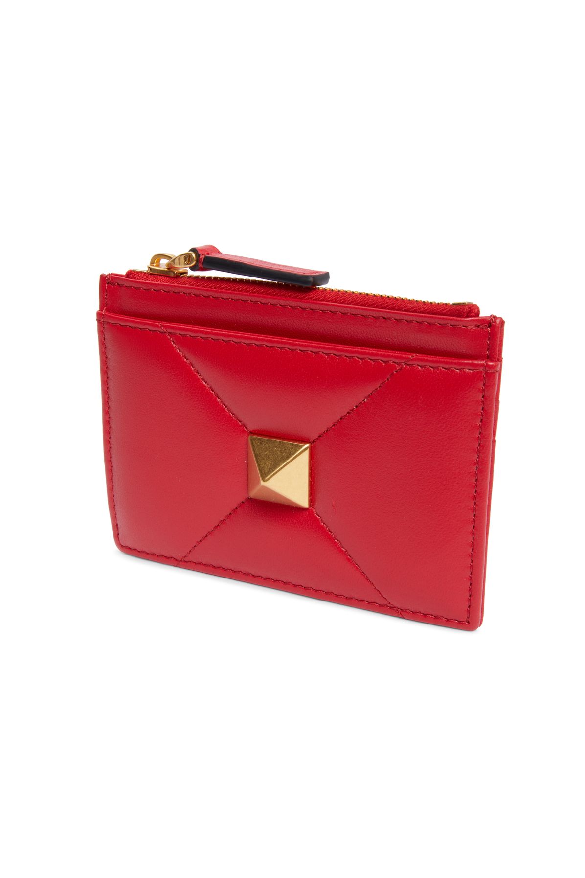 VALENTINO GARAVANI  Roman Stud coin purse and card holder