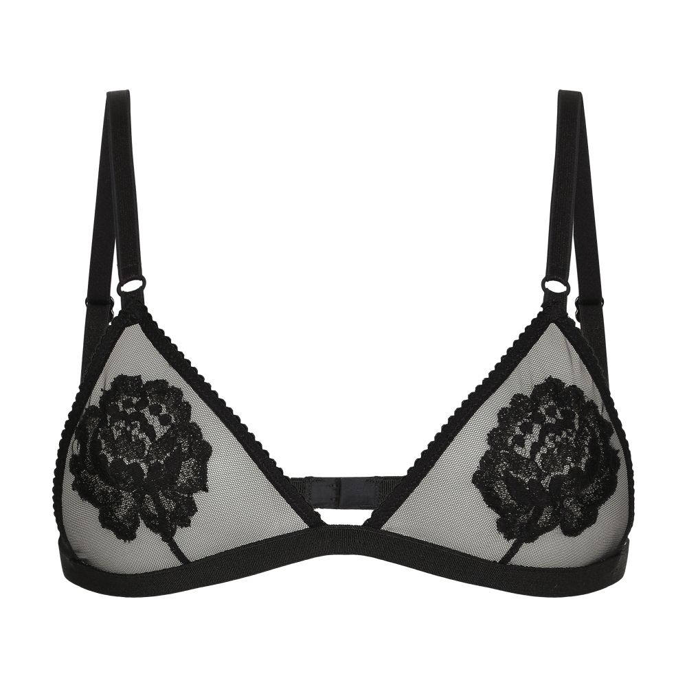 Dolce & Gabbana Lace and tulle triangle bra