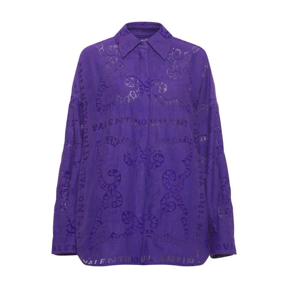 VALENTINO GARAVANI Bandana perforated effect shirt