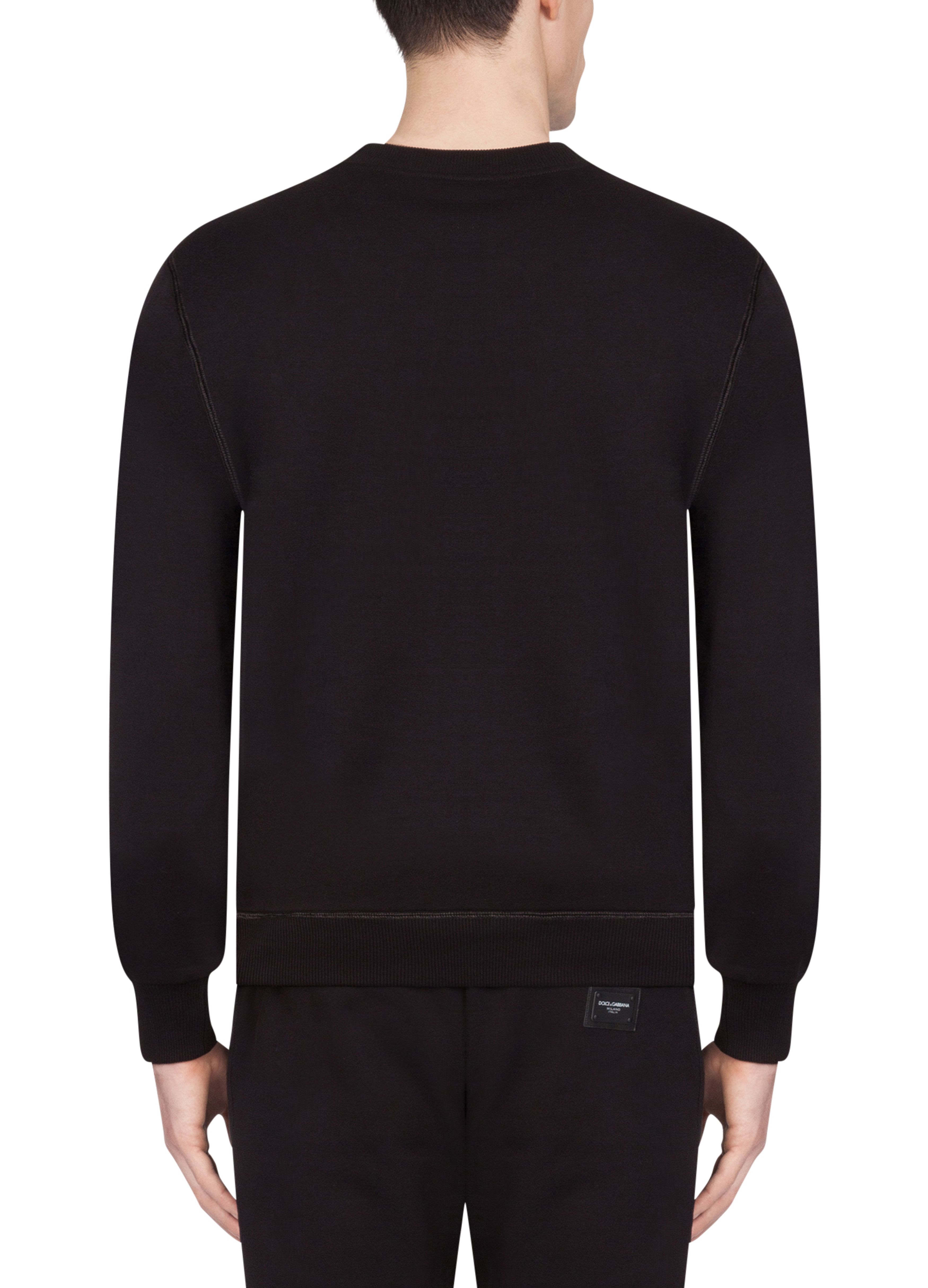 Dolce & Gabbana Jersey sweatshirt with branded tag