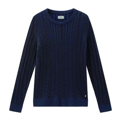 Woolrich Vanisè crewneck sweater in pure cotton