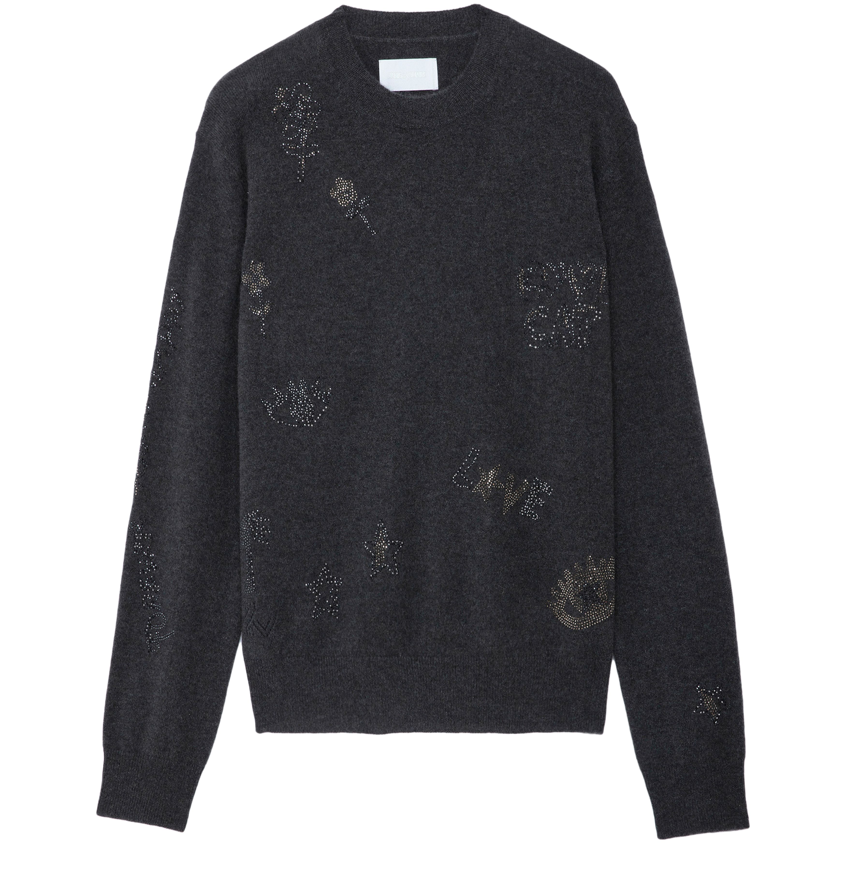 Zadig & Voltaire Pravis Cashmere Diamanté Jumper