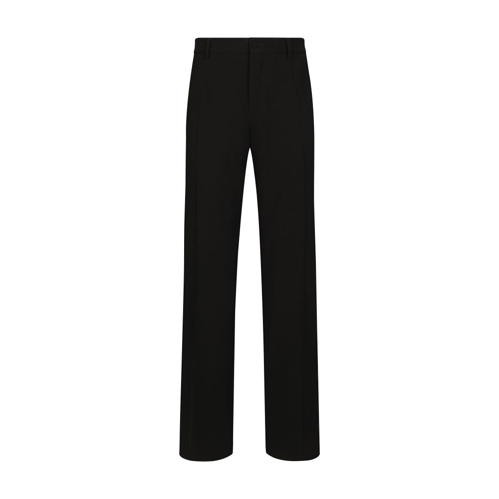 Dolce & Gabbana Stretch wool straight-leg pants