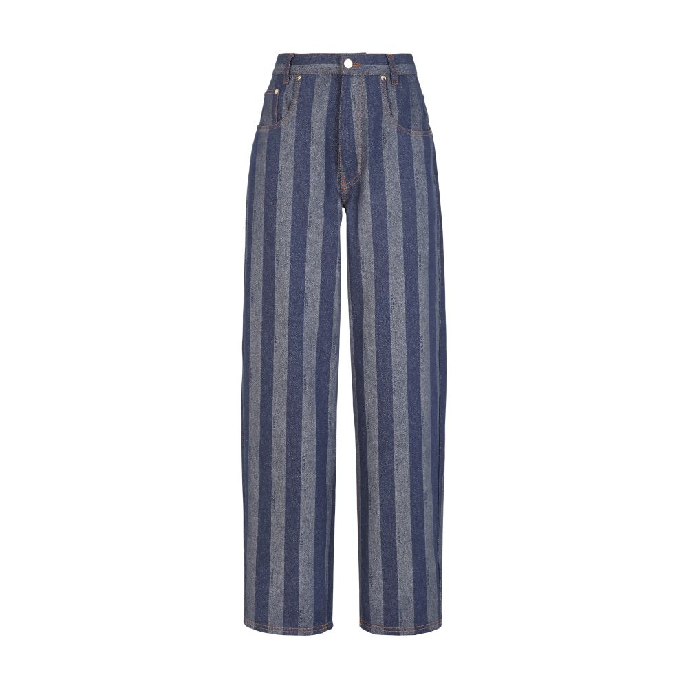 FENDI High-waisted five-pocket trousers