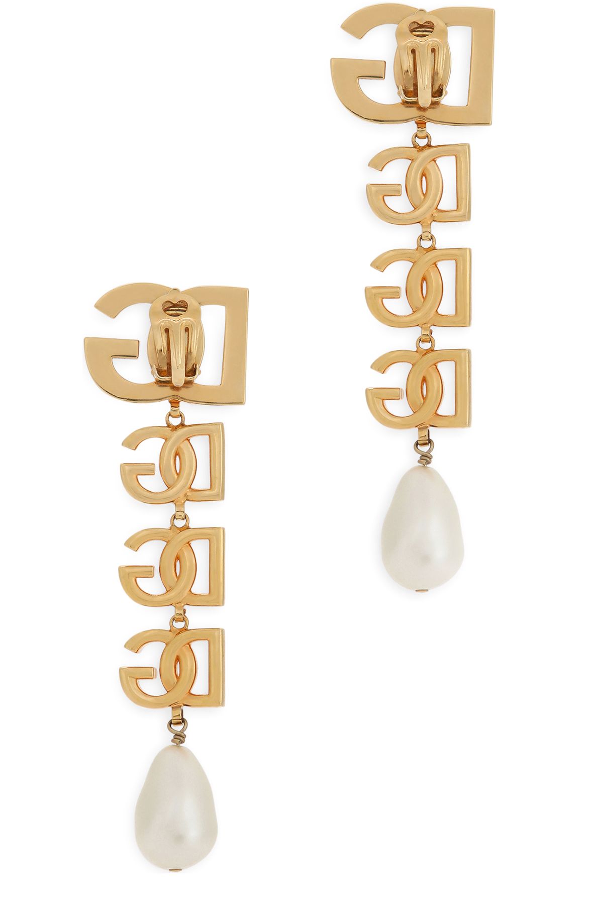 Dolce & Gabbana Clip-on earrings with DG logo