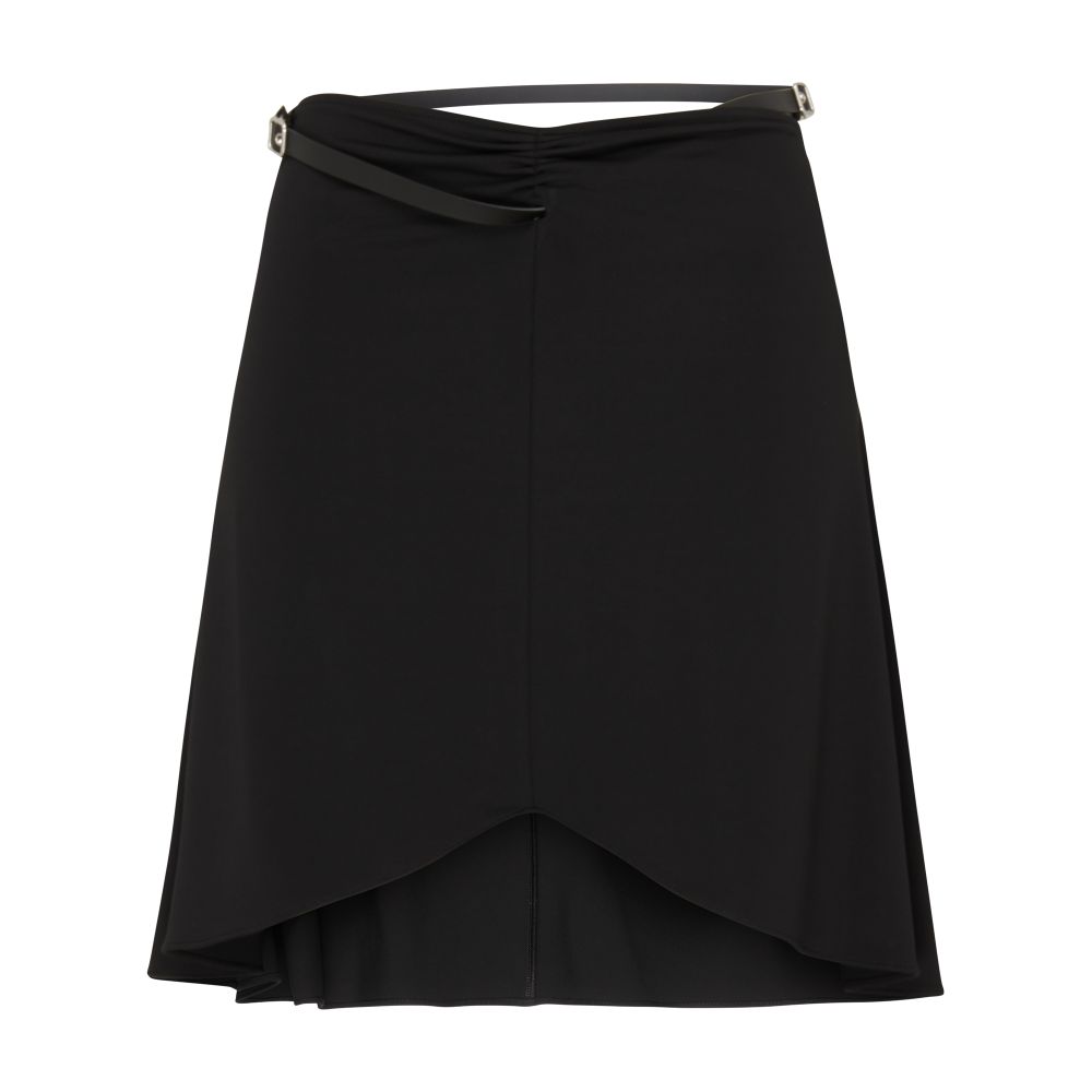 Courrèges Ellipse slash mini skirt