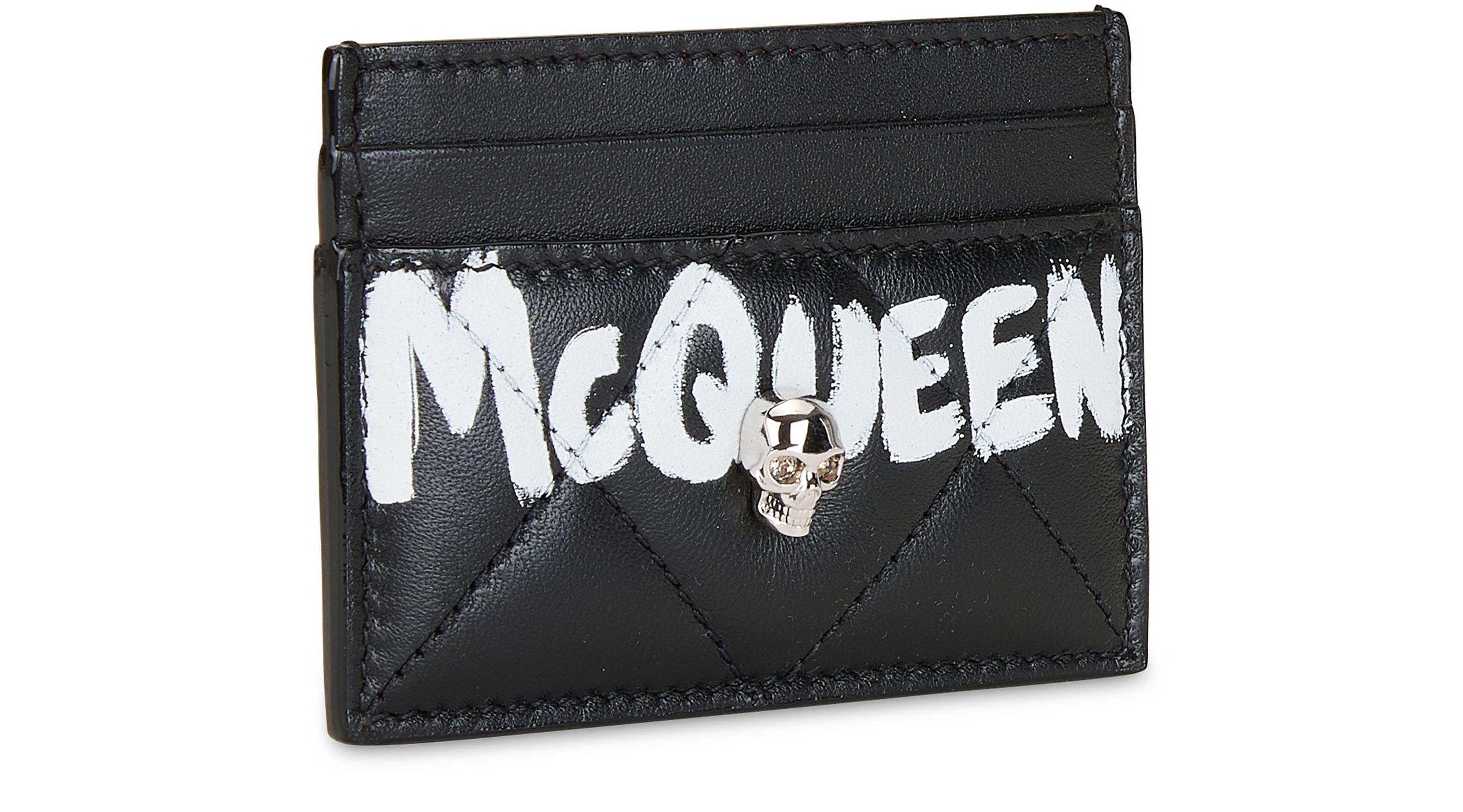 Alexander McQueen McQueen Graffiti card holder