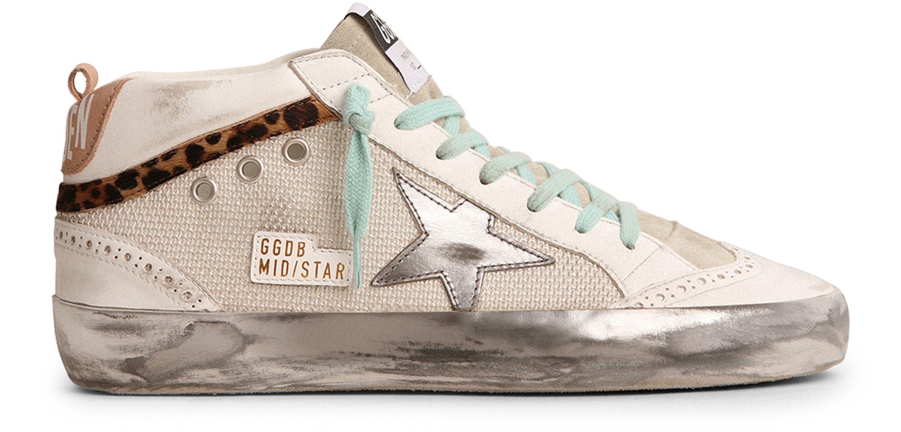 Golden Goose Mid-Star sneakers with double quarters