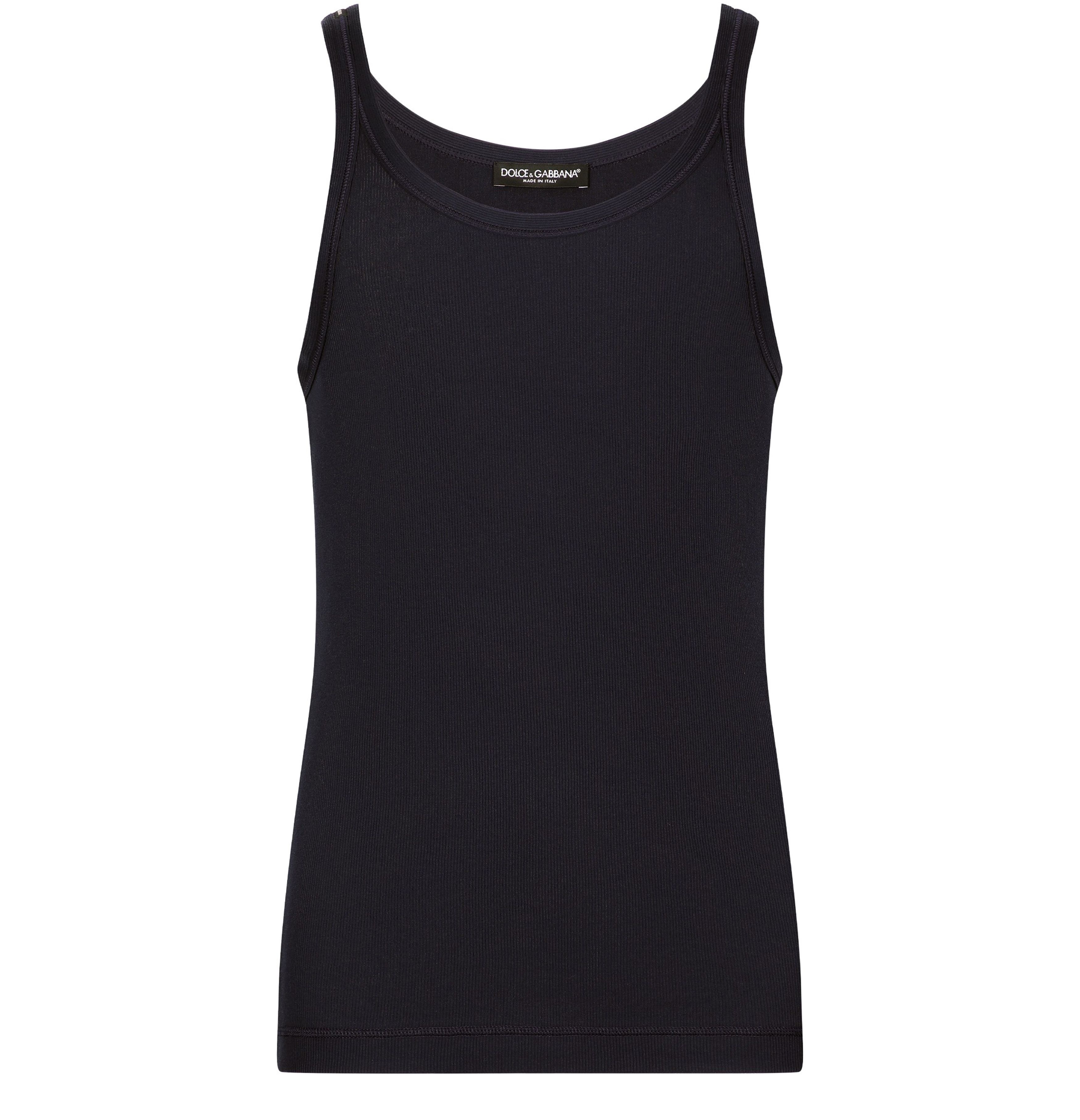 Dolce & Gabbana Slim-fit fine-rib singlet