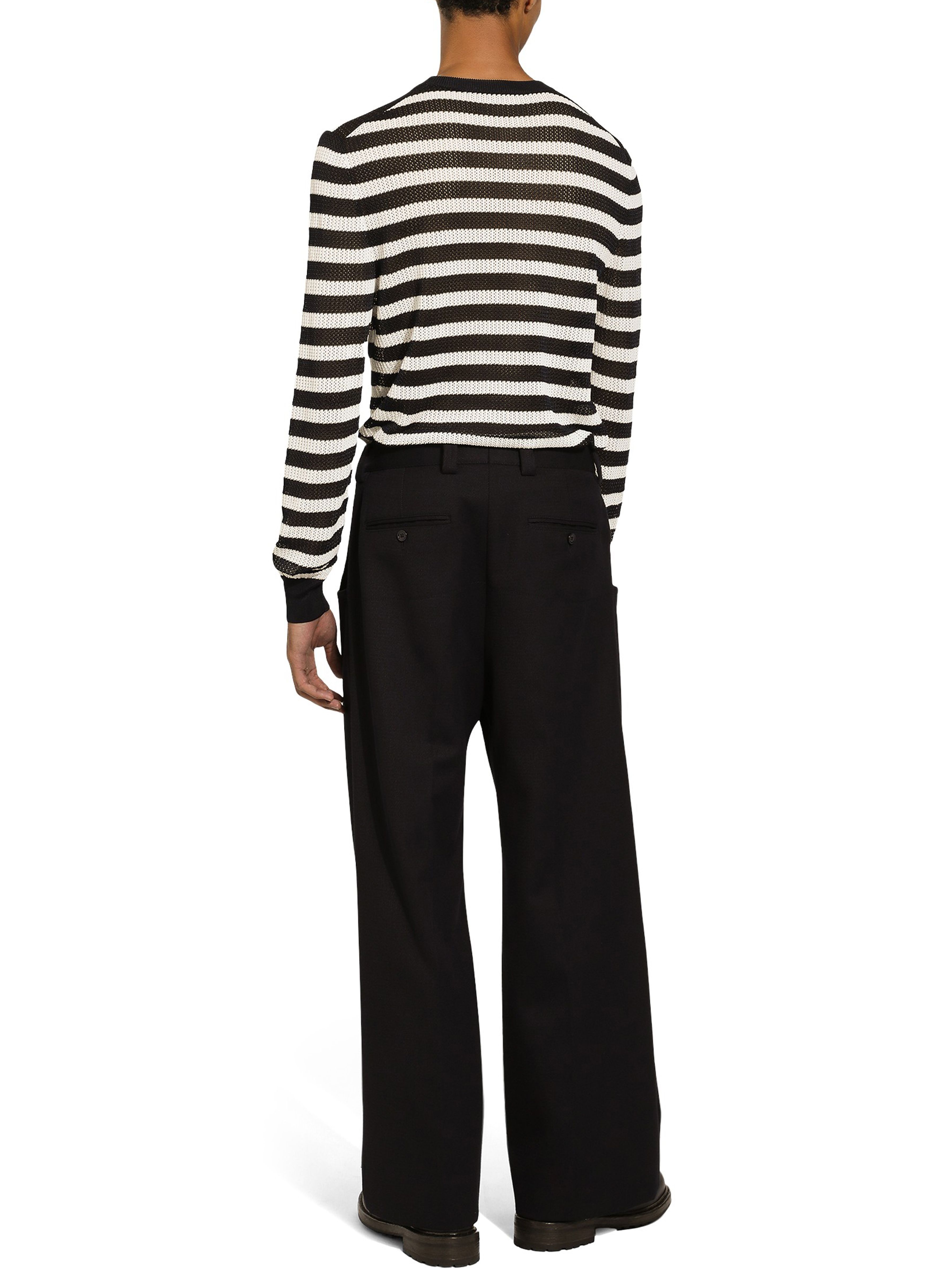 Dolce & Gabbana Cotton and wool sailor pants