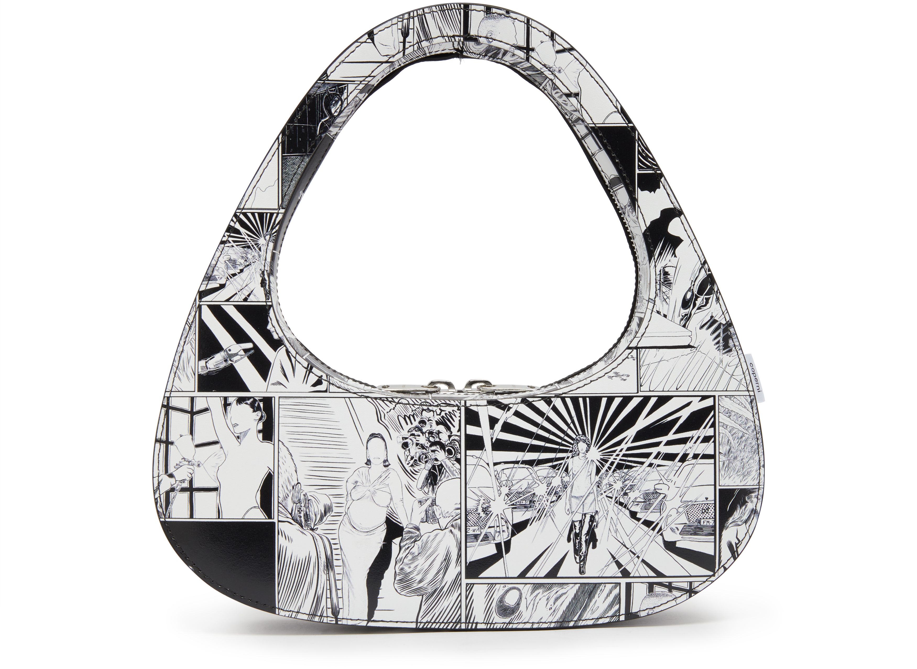 Coperni Swipe BD printed baguette bag