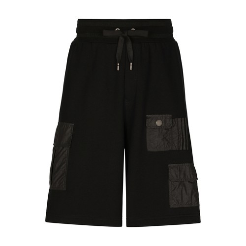 Dolce & Gabbana Jogging shorts with large pockets and DG embroidery