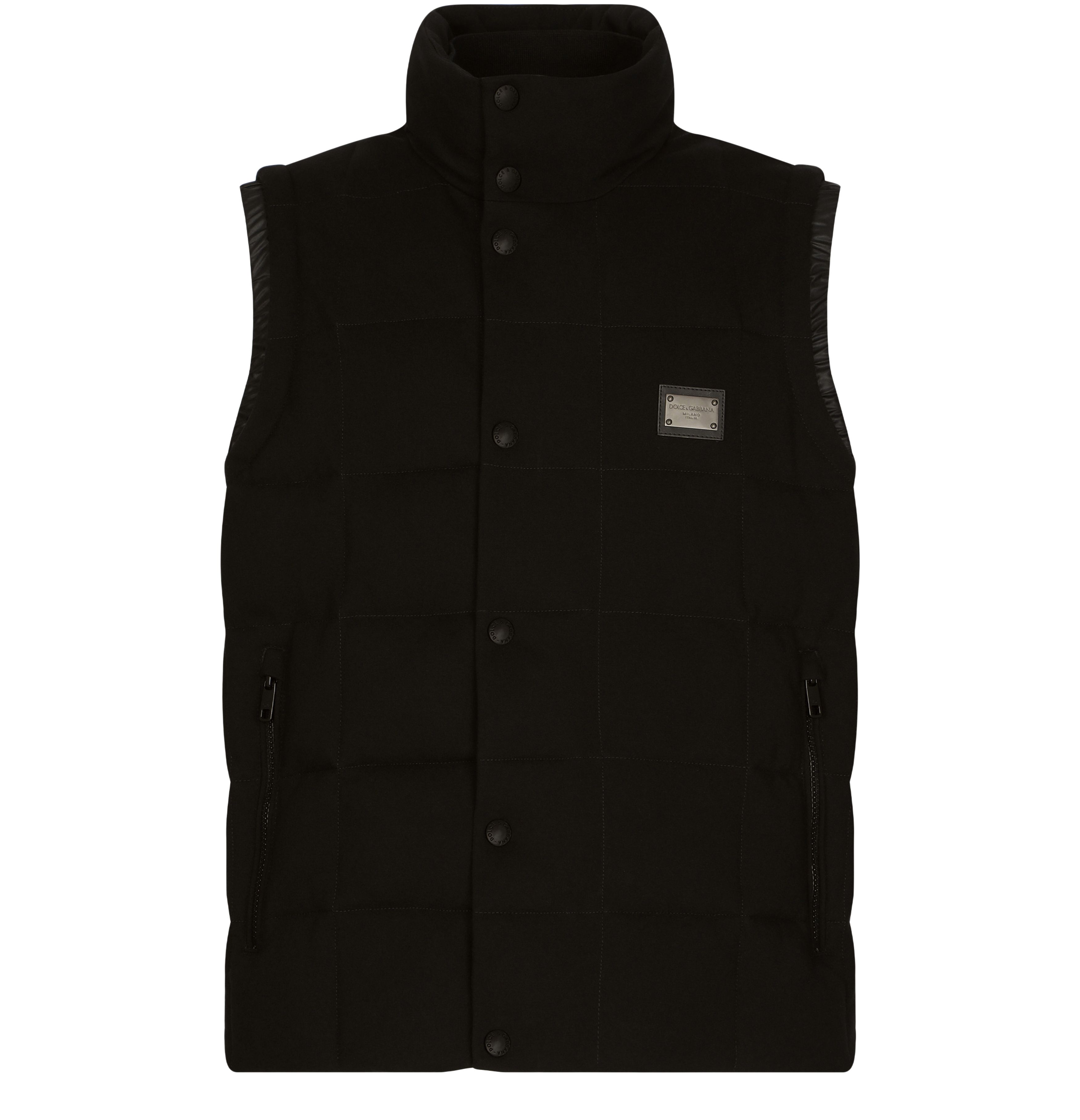 Dolce & Gabbana Jersey vest with branded tag