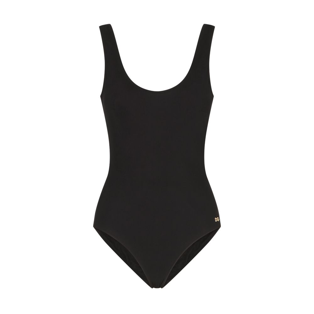 Dolce & Gabbana Racer-style one-piece swimsuit