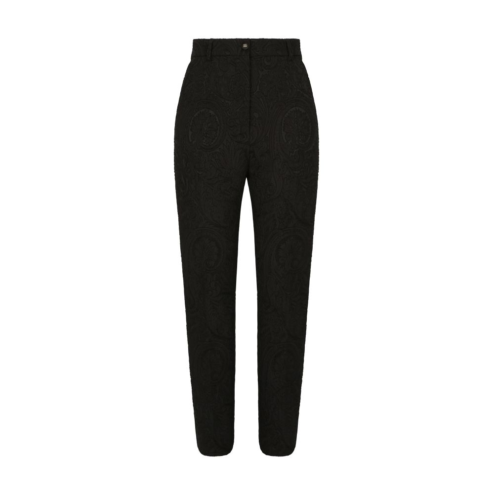 Dolce & Gabbana High-waisted jacquard pants