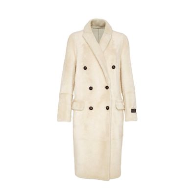 Brunello Cucinelli Shearling reversible coat